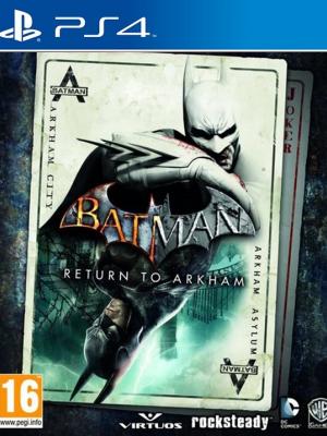 2 juegos en 1 Batman Return to Arkham PS4